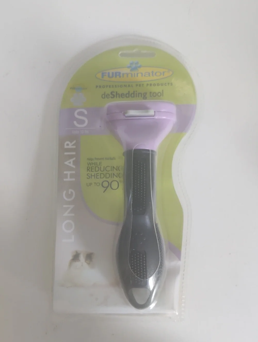 FURminator Long Hair deShedding Tool - Lavender & Black